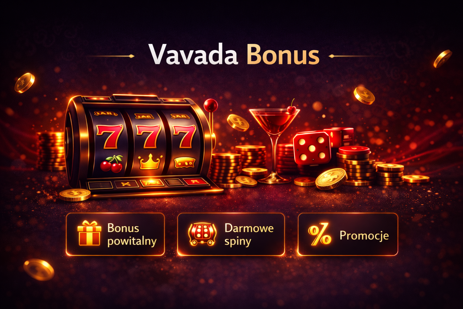 Vavada bonus – oferta powitalna i darmowe spiny dla nowych graczy